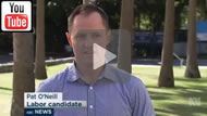 ABC News - Brisbane Labor candidate Pat O'Neill to take down billboards .