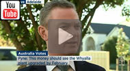 ABC News 24 - Christopher Pyne commits Coalition to $50m loan to Arrium.